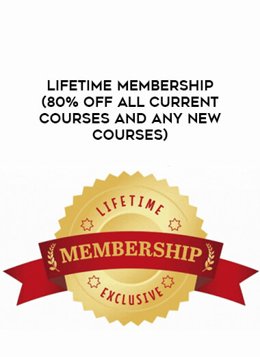Lifetime Membership (80% off all current courses and any new courses)